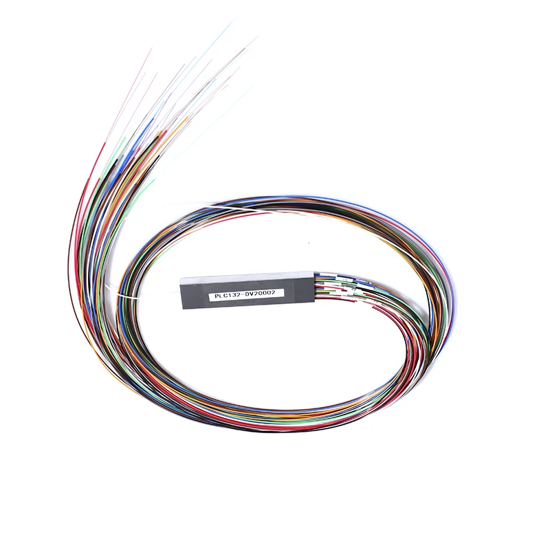 Steel Tube Type PLC SPLITTER 1x 32 Way Fiber Splitter with sc Upc Connector Fast Delivery