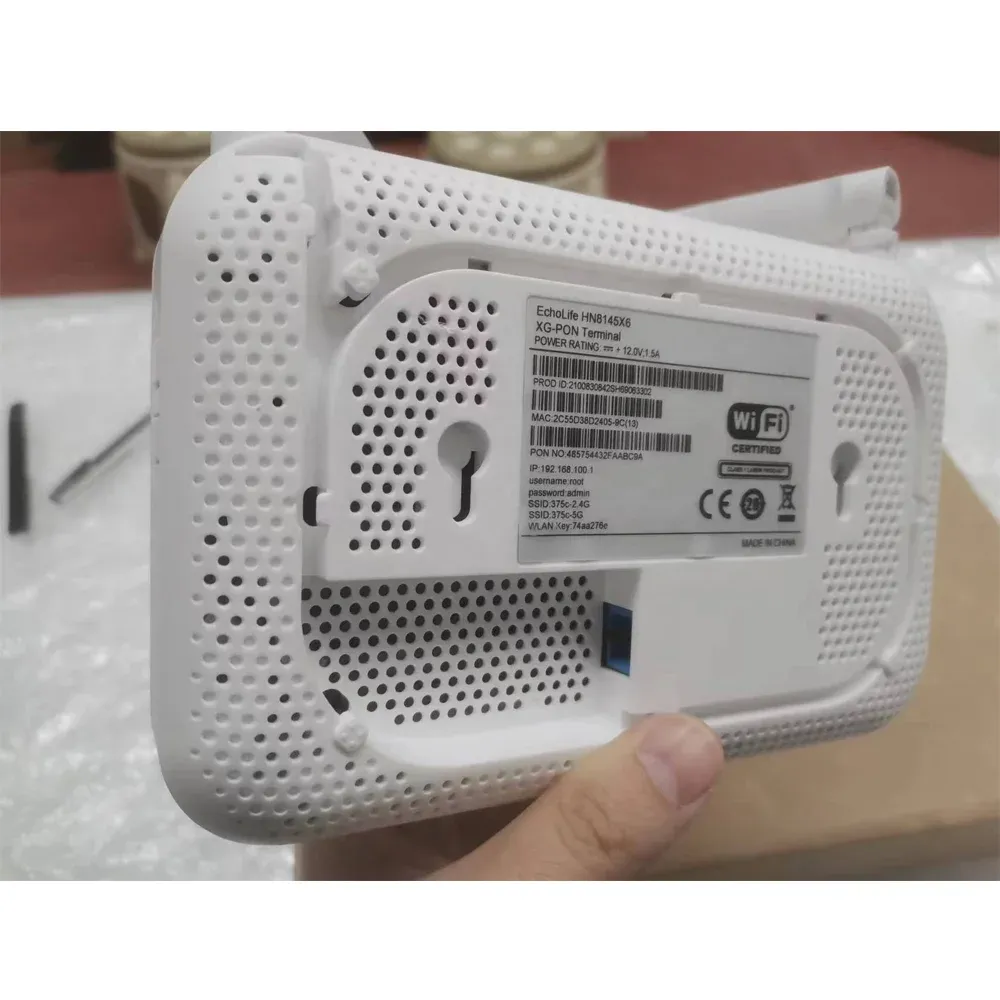 Dual Band ONU Ecolife HN8145X6 XGPON ONT 10G 4 Port ONU Modem With English Firmware-boxintelecom