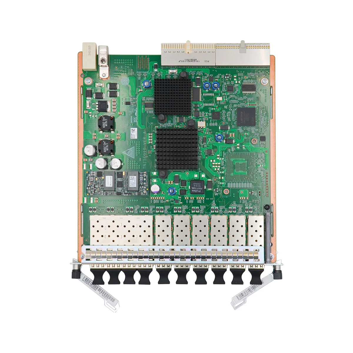 OSN1800V TNZ5EG10 10*(SFP) Ethernet Processing Board 03023BTK Quad-core 2.5GHz 16GB DDR4 with MPLS L2/L3 VPN IPv6-boxintelecom