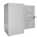 Integrated IP55 Waterproof Dustproof Cold Rolled Steel Powder Coated Outdoor Enclosure for