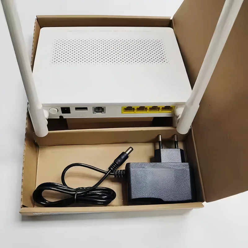 Xpon EG8141A5 Fiber Optical WiFi Router with 1GE+3FE+Voice+USB GPON/EPON ONU Modem English Version for FTTH-boxintelecom