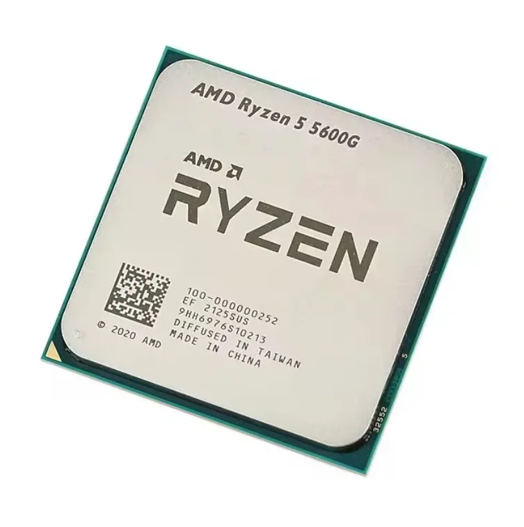 A-M-D 3.9GHz 6 Core 12 Thread AM4 Games CPU for Desktop Computer Motherboard New Original Box AMD R5 5600G-boxintelecom