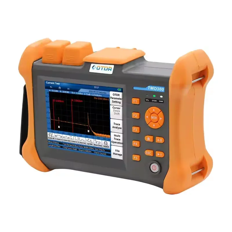 OTDR TMO300   Mini Smart Fiber Optic Equipment 5.6 Inch Multi-function 1310/1550/1625nm Po