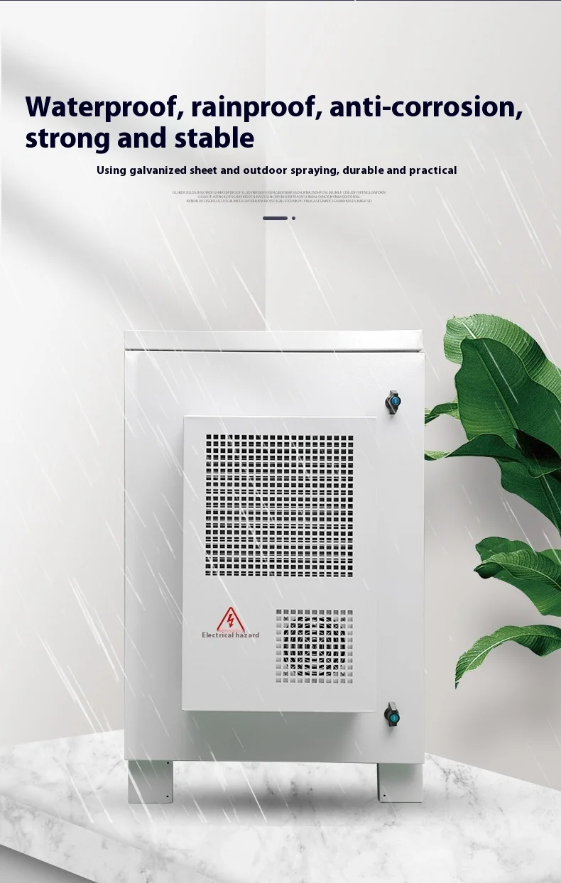 Commercial Industrial IP55 Stainless Steel Outdoor Cabinet Intelligent Constant Temperature Network Battery Metal Aluminum