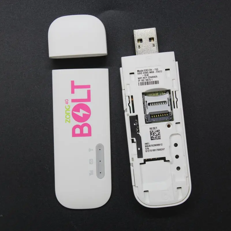 Unlockedwifi Modem 4G LTE Wifi Modem White for HUAWEI E8372 E8372h-153 with Antenna Usb Wi