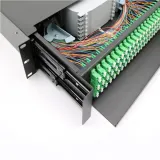 12/24/48/96/144 cores fiber optic ODF terminal box /ftth box with lc/apc pigtail and adapt