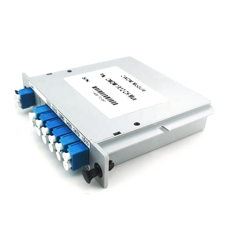 5G Internet Service Provider Plastic Box LC UPC Customized Connector 12 Channel Cassette Module MUX Fiber CWDM-boxintelecom