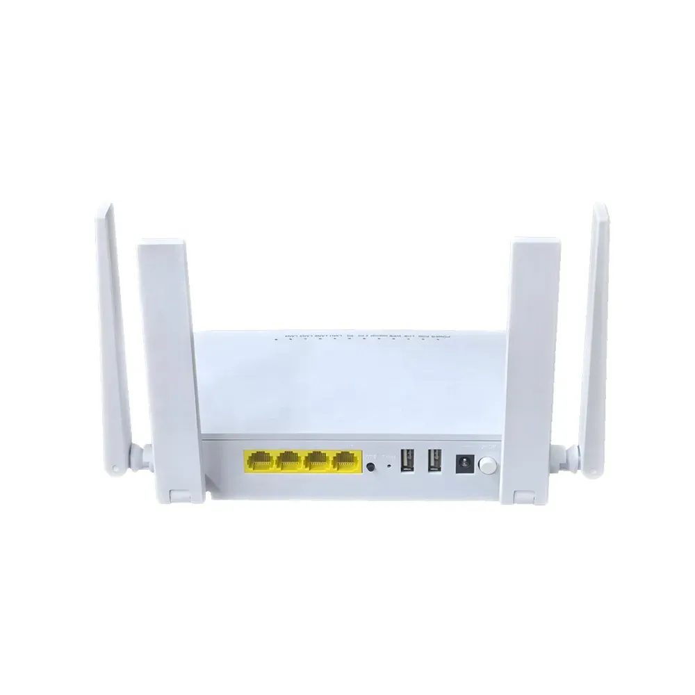 FTTH All New F900P ONT Gpon ONU 4 Port  Epon Xpon ONT 4Ge 2.4G 5G Dual Band WiFi Router Modem-boxintelecom