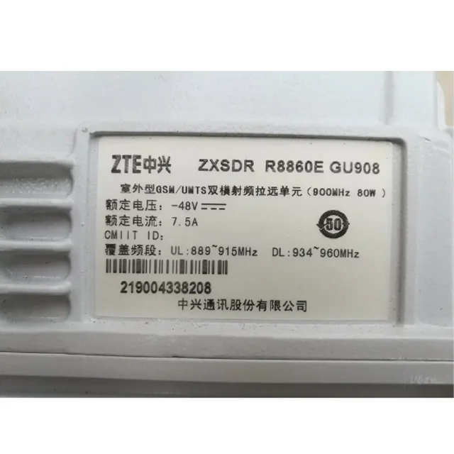ZTE Base Station ZXSDR RRU R8860E R8860E GU858 for BBU GSM WCDMA LTE-boxintelecom