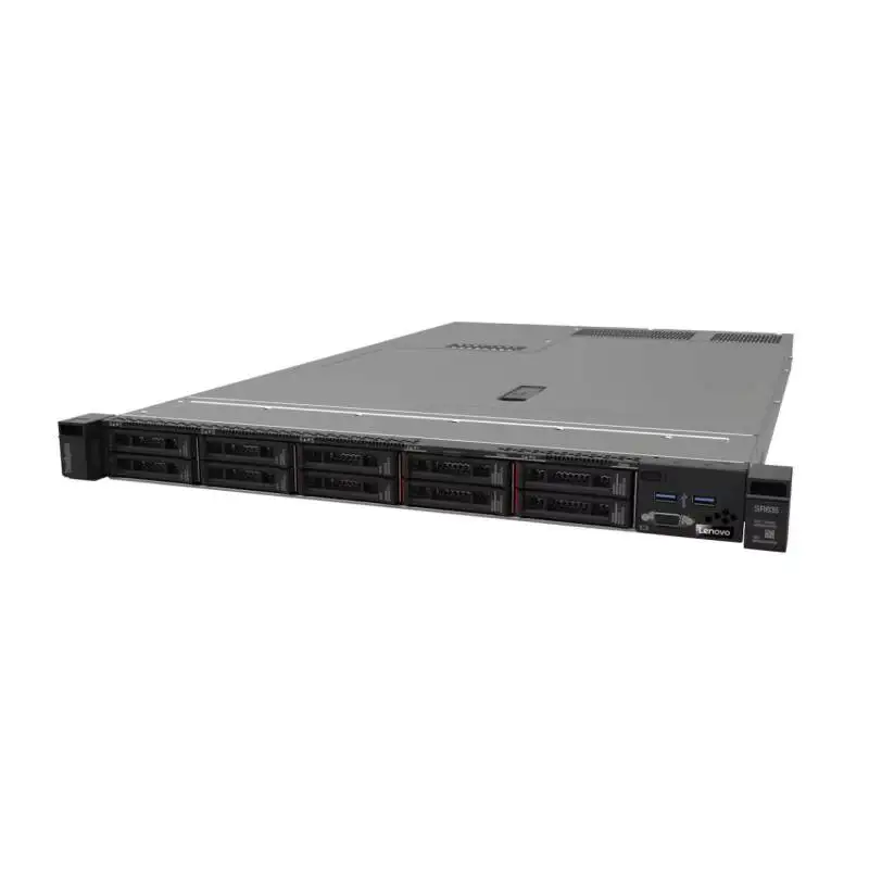 Brand-New High Performance 1U ThinkSystem SR635 Rack Server with Xeon CPU DDR4 Memory SSD 