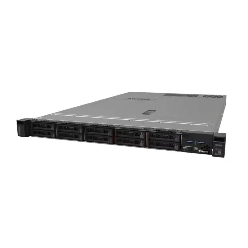 Brand-New High Performance 1U ThinkSystem SR635 Rack Server with Xeon CPU DDR4 Memory SSD 