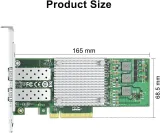 Hot Sale 10Gb Dual SFP+ NIC Network with Broadcom BCM57810S Chip PCI-E X 8 PCI Express LAN