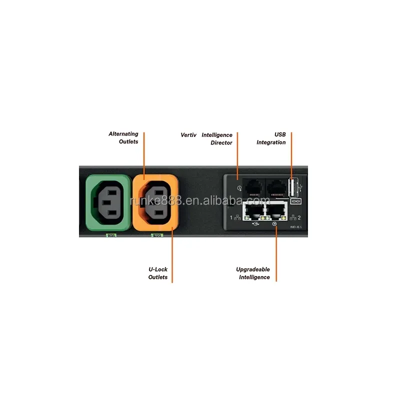 Vertiv Geist GU2 1U Connector Accessory Smart PDU Rack C13/C19 16A/32A Power Distribution Unit for Data Centers-boxintelecom