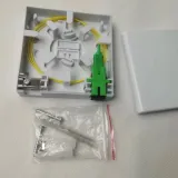 2 Port ABS Fiber Optic Junction Box Ftth Socket Box with 4G Wi-Fi 3G Network Wall and Desk