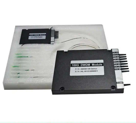 100G DWDM Mux with SC Connector 4-Port Fiber Optic Transceivers for 4G Network FTTx Use-boxintelecom