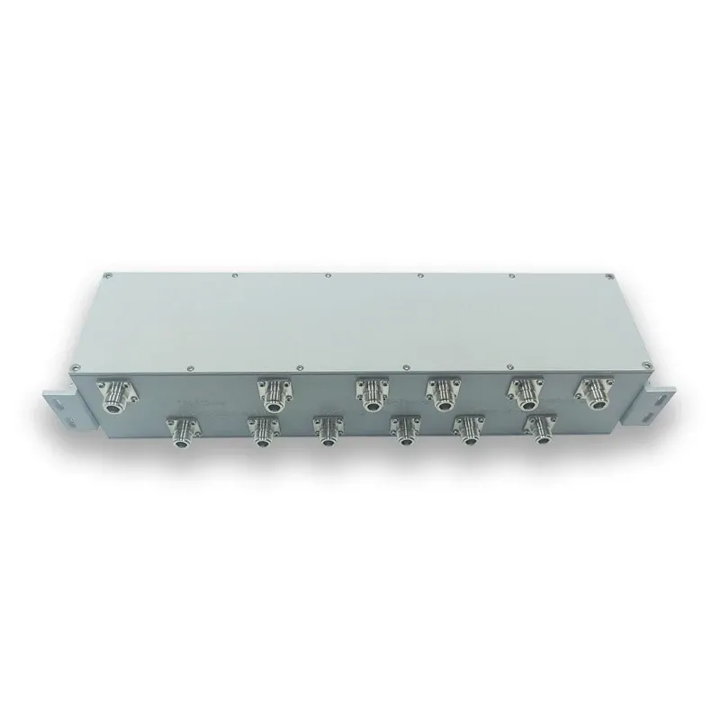 Hot Sale RF Filter Newly High Rejection RF 758-2690MHz 6 in 6 Out Bandpass Cavity Filter f
