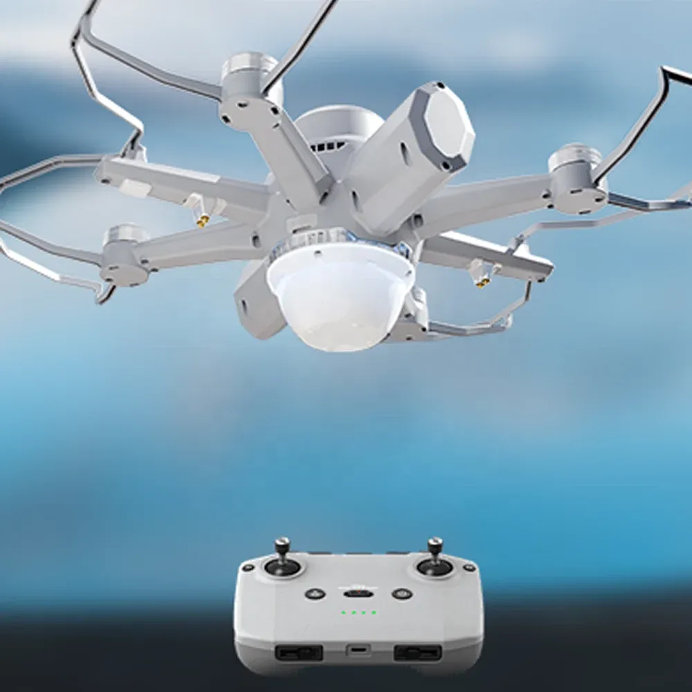 Real-Time Full Image Restoration Quadcopter UAV Full Color Strobe Light Drone DMD V4 for Drone Light Show Solutions-boxintelecom