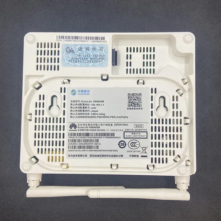 High Quality 8545M FTTH GPON EPON XPON ONU HS8545M POE Network Modem WiFi Router CE Certified 1 Year Warranty-boxintelecom