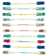 LC-LC Singlemode Gigabit Self-Adaptive Fiber Optic Patch Cord Push-Pull Handle Uniboot 4-P