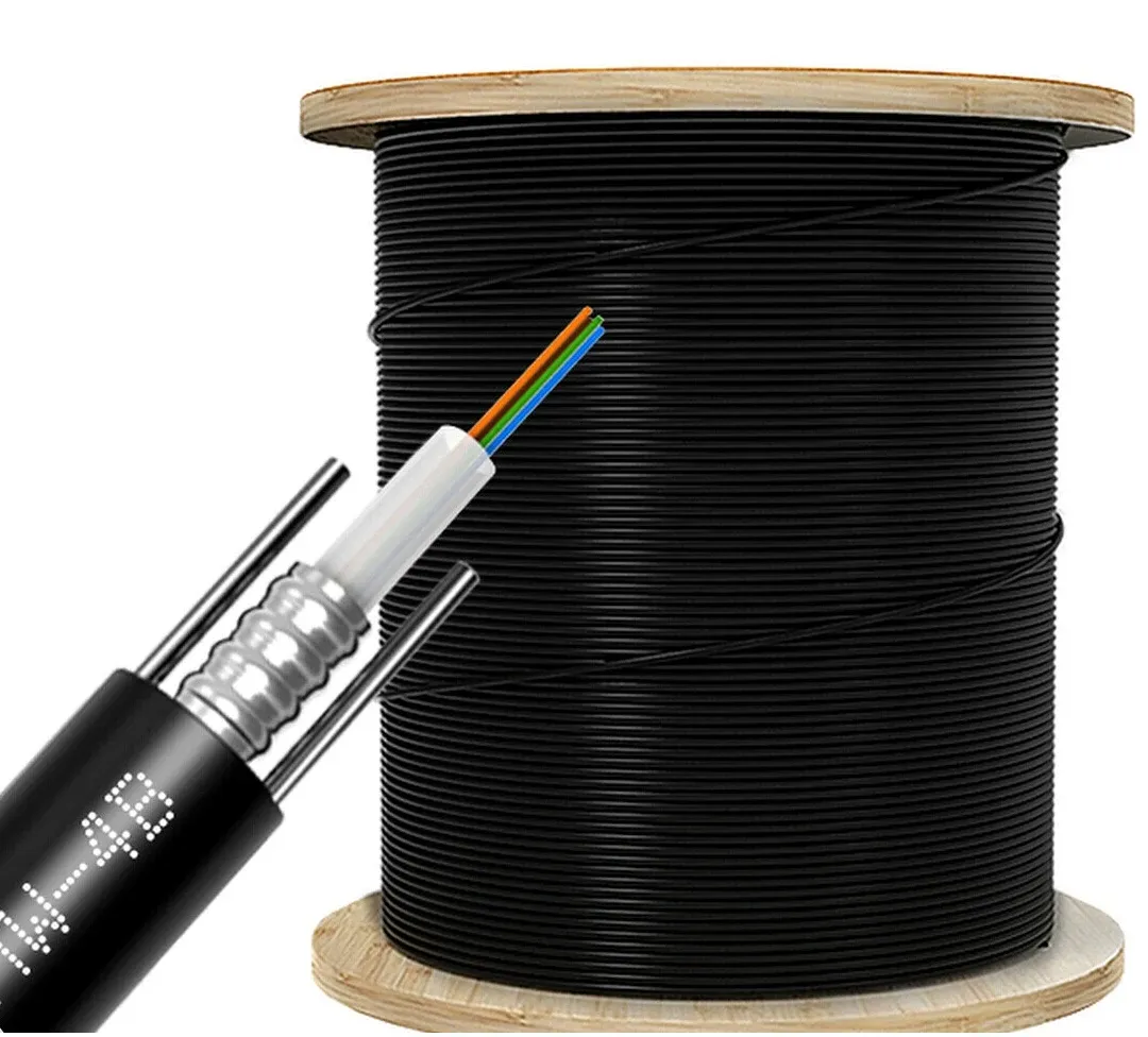 GYDTS Double Armored Outdoor Optical Fiber Cable Single Mode G652D Communication Cable for