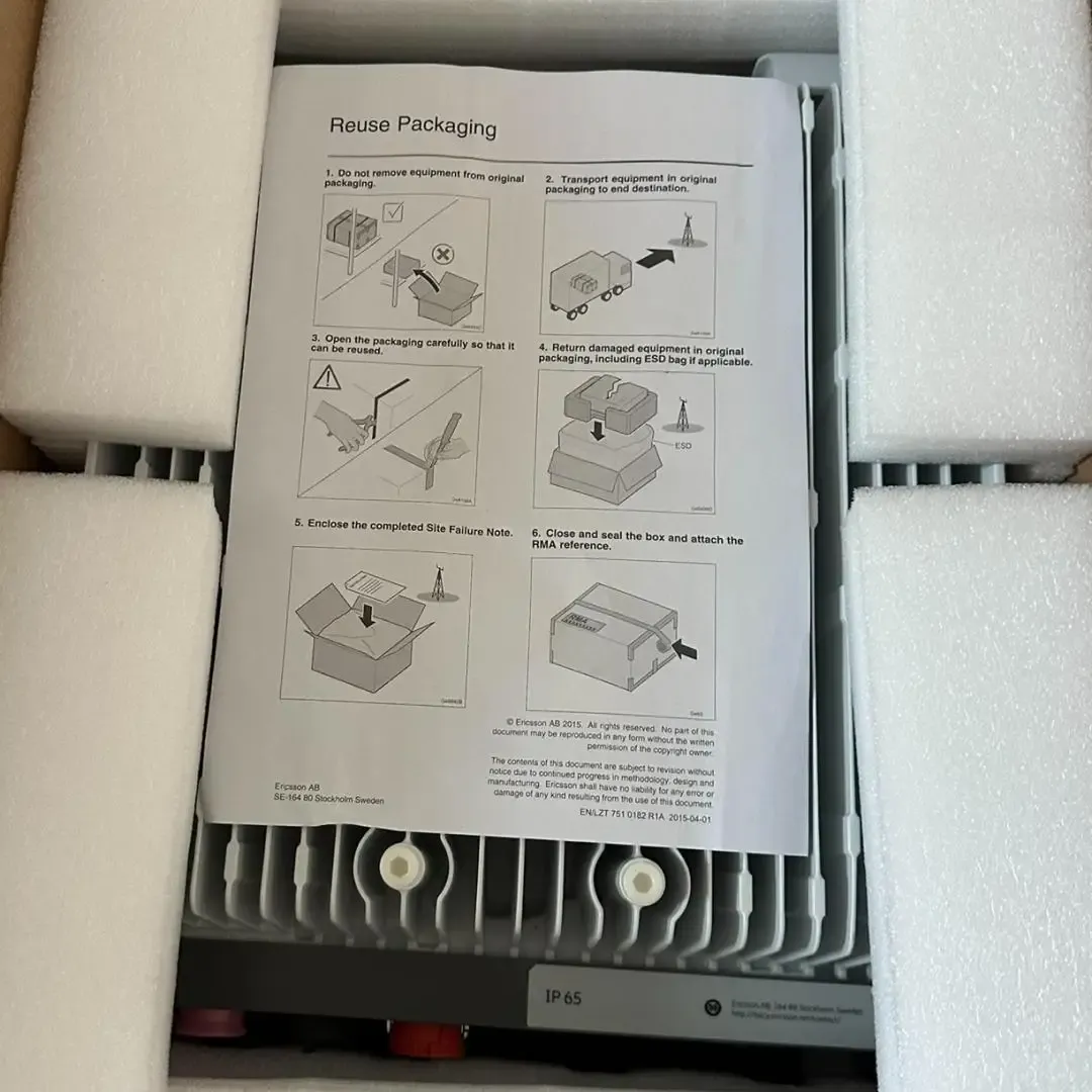 Radio 4429 B8A KRC 161 0005/1 Wireless Base Station RF Unit RRU Radio 4429B8A KRC1610005/1