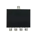 4G RF Components 698-2700MHz 4-way Wilkinson Power Splitter -160dBc Low PIM RF Power Divid