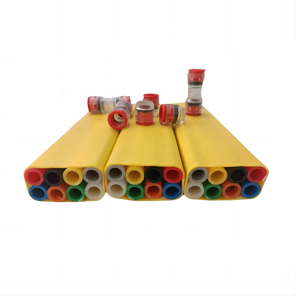 Rectangular 8 Way HDPE Microduct Bundle BFTB8-14/10 for Fiber Optic Cable Blowing Surfiber