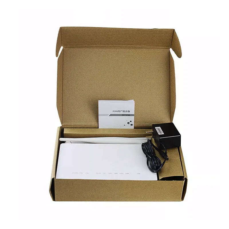 F660 V8 IP ONU Fiber Optic Network Equipment White English WiFi Router Free Shipping-boxintelecom