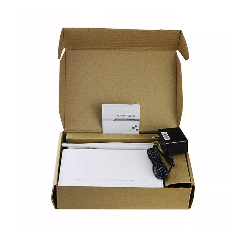 F660 V8 IP ONU Fiber Optic Network Equipment White English WiFi Router Free Shipping-boxintelecom