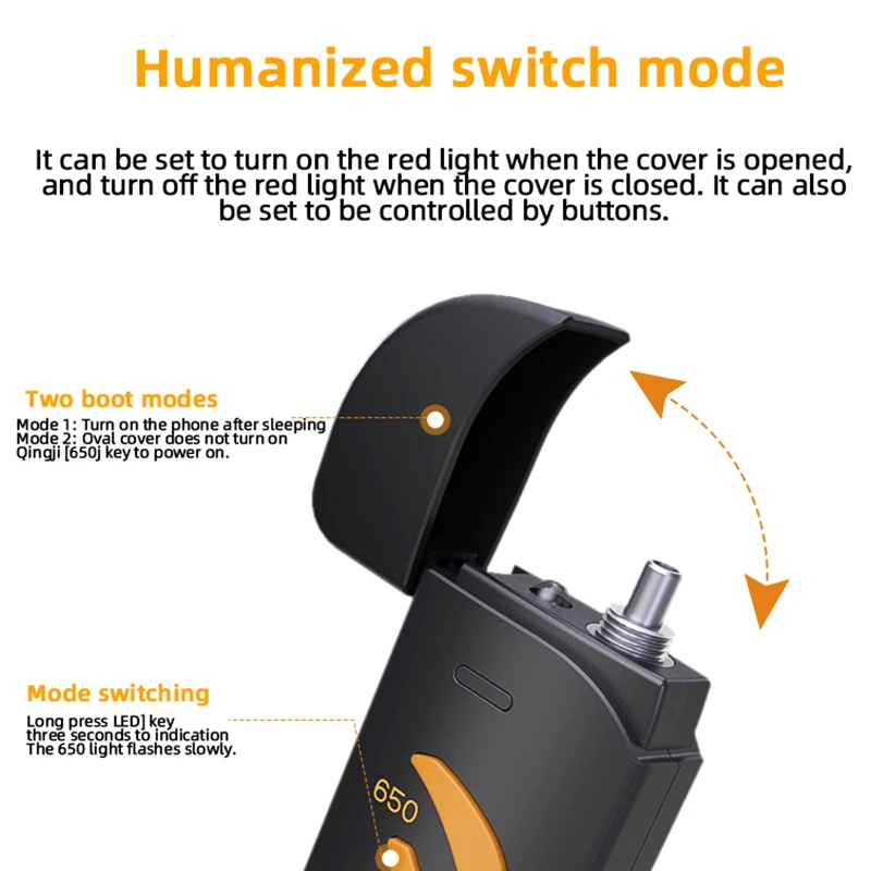 GUANGYAN B3A VFL with LED Visual Fault Locator Optical Fiber Cable Tester Pen VFL Recharge