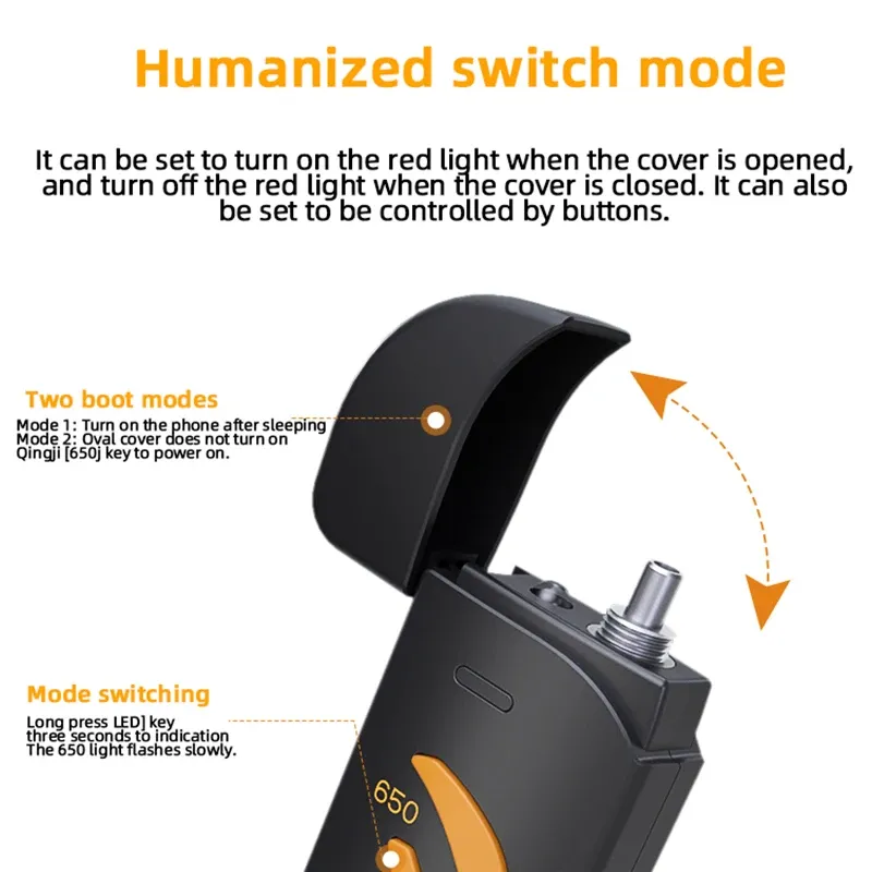 GUANGYAN B3A VFL with LED Visual Fault Locator Optical Fiber Cable Tester Pen VFL Recharge