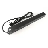 8-bit 1u Pdu German Standard Aluminum Alloy Power Socket for Cabinet Engineering Insert