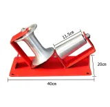 Fiber Optic Pulling Equipment Durable Aluminum Nylon Cable Rollers for Efficient Wire Guid