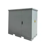 Integrated Waterproof Outdoor Electronic Instrument Cabinet with Three Doors OEM Base Stat