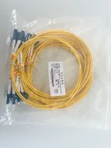 High Quality Single-Mode Dual Core LC/UPC 2.0mm Yellow Carrier Grade Power Patch Cord 4G B
