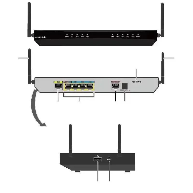 AR101W-S 50010306 Ar100 Series Gigabit Enterprise Wireless Router-boxintelecom