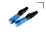 FAC UPC APC Rapid Pre-polish Connector OEM Blue Green FTTH Fast Assembly Indoor Optical Fi