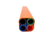 3 Way 14/10mm HDPE Microduct Pipe for Fiber Optic Cable Underground Installation and Blowi