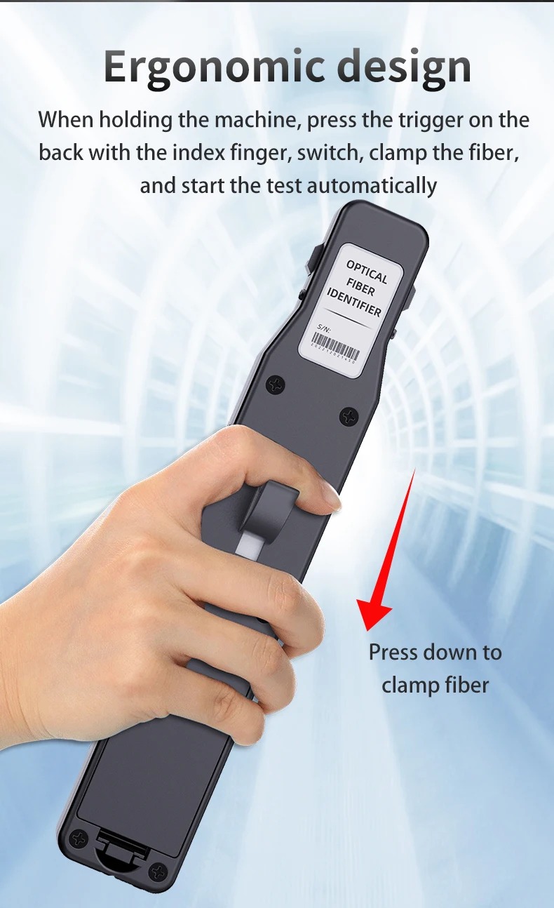 Hot Selling Handheld FTTH Optic Fiber Tester Cheap Price VFL Red Light Identifier for 4G 3