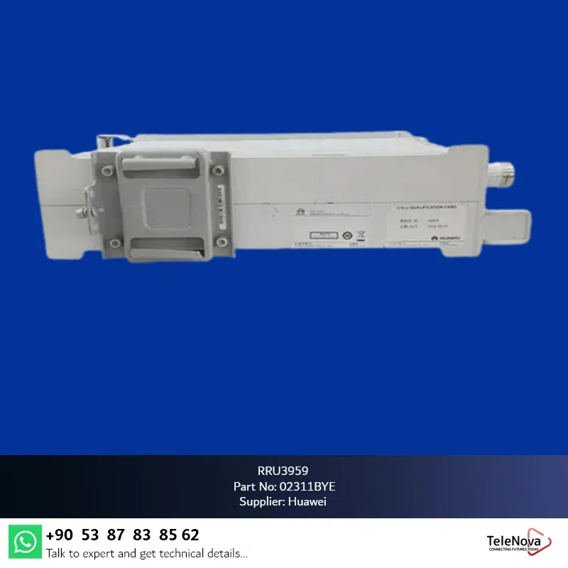 RRU3959 02311BYE WD5MERUAC300 1800MHz B3 2T2R 120W Telecom Parts Radio Remote Unit