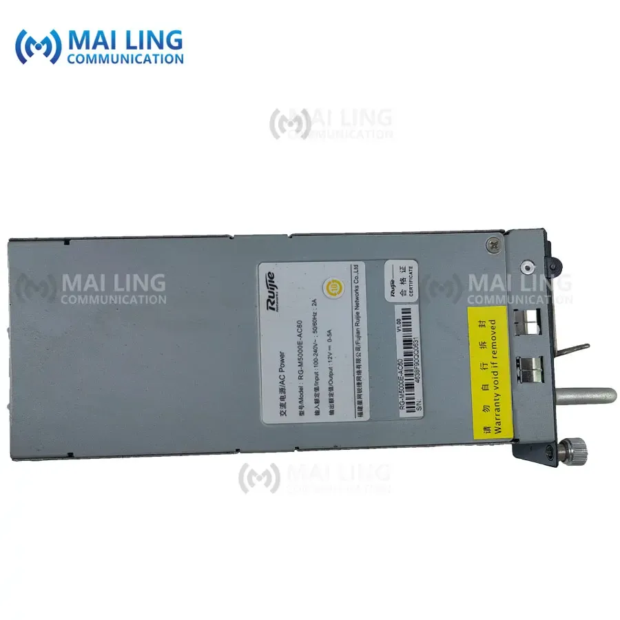 Ruijie 240V AC Power Board RG-M5000E-AC60 Communication Equipment 1 Year Warranty NEW Comp