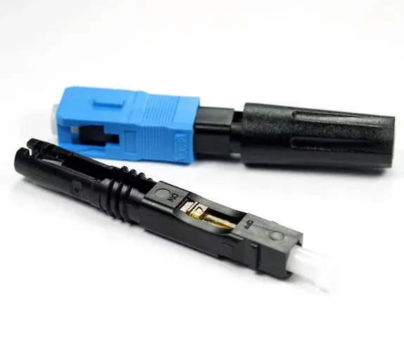 FTTH SC UPC Fast Connector Pre-embedded Fiber Optic Quick Connector for Telecommunication 