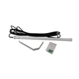 High Gain 3dBi 100W 380-470MHz  Fiberglass Omni Antenna Iwith   for UHF Band Communication