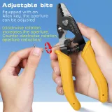 VCFS33 Three Port Cable Stripper Cable Miller Pliers Fiber Jacket Remover Stripper Tool Fi