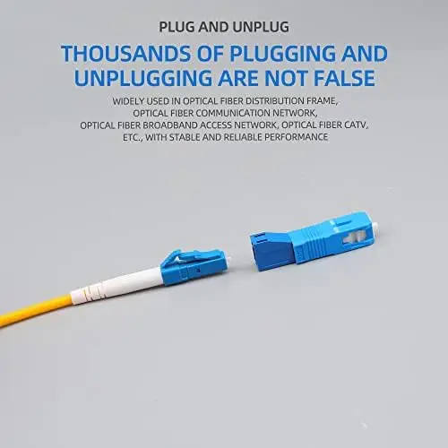 Hybrid SC Male to LC Female Optical Adapter Single-Mode & Multi-Mode APC/UPC Fiber Adapter