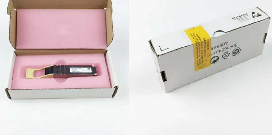 QSFP28-100G-SR4 Optical Module 850nm-0.1km Multimode MPO Interface 02311GBW Original Package-boxintelecom