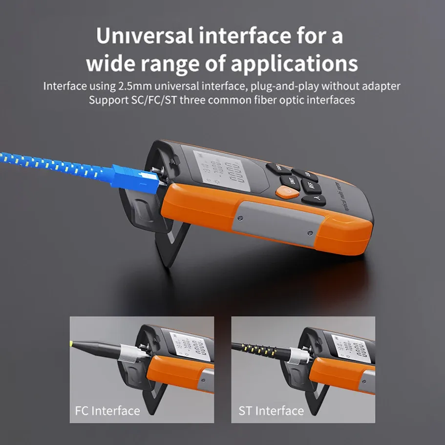 GUANGYAN G9 All in One FIiber Optical Power Meter With Visual Fault Locator Fiber Optic Tester OPM With VFL Removeable Battery-boxintelecom