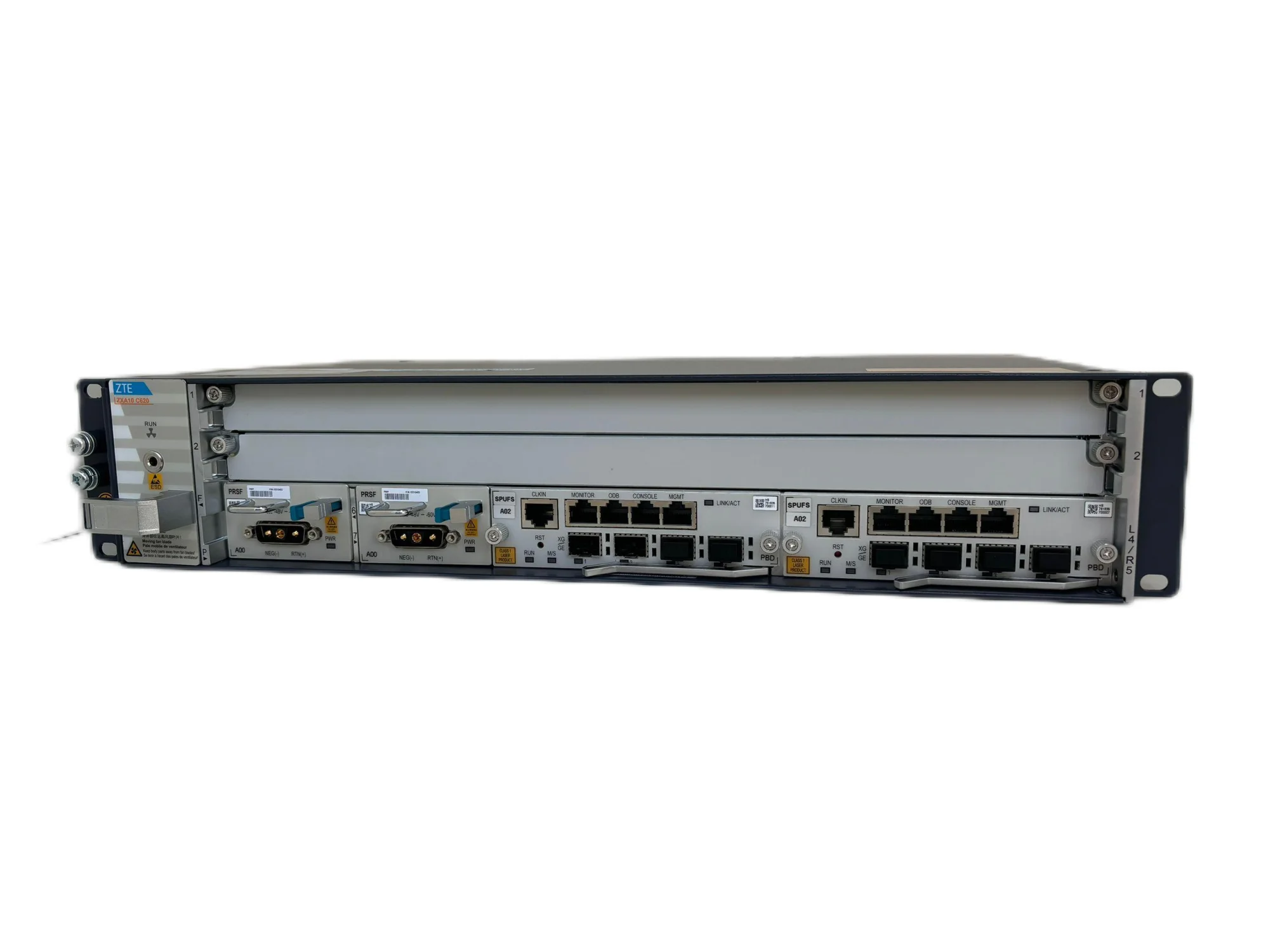 ZXA10 C620 10GE GPON OLT 16 Ports 10G Data Rate Fiber Optic Equipment FTTH/FTTB FTTX 12V Power Supply 1 Year Warranty 100% 1