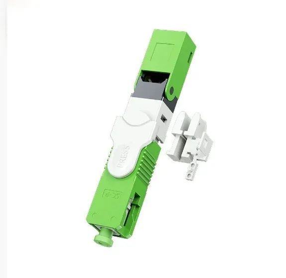 Telecom-Grade SC/FC/LC Fiber Optic Fast Connector Cold Splice Embedded Quick Connector for