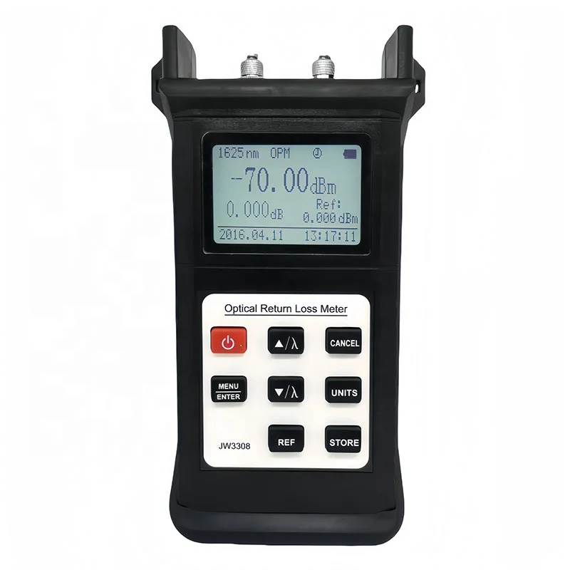 Factory Direct JW3308A Intelligent Kit Power Meter FTTH Optical Measurement Handheld RL IL Tester Return Loss High Precision-boxintelecom